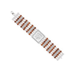 Premium Lion Five Row Rudraksha Bracelet