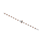 92.5 Silver Om Damru Rudraksha Bracelet