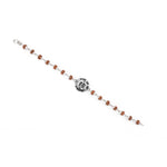 Original Rudraksha Ganesh Silver Bracelet