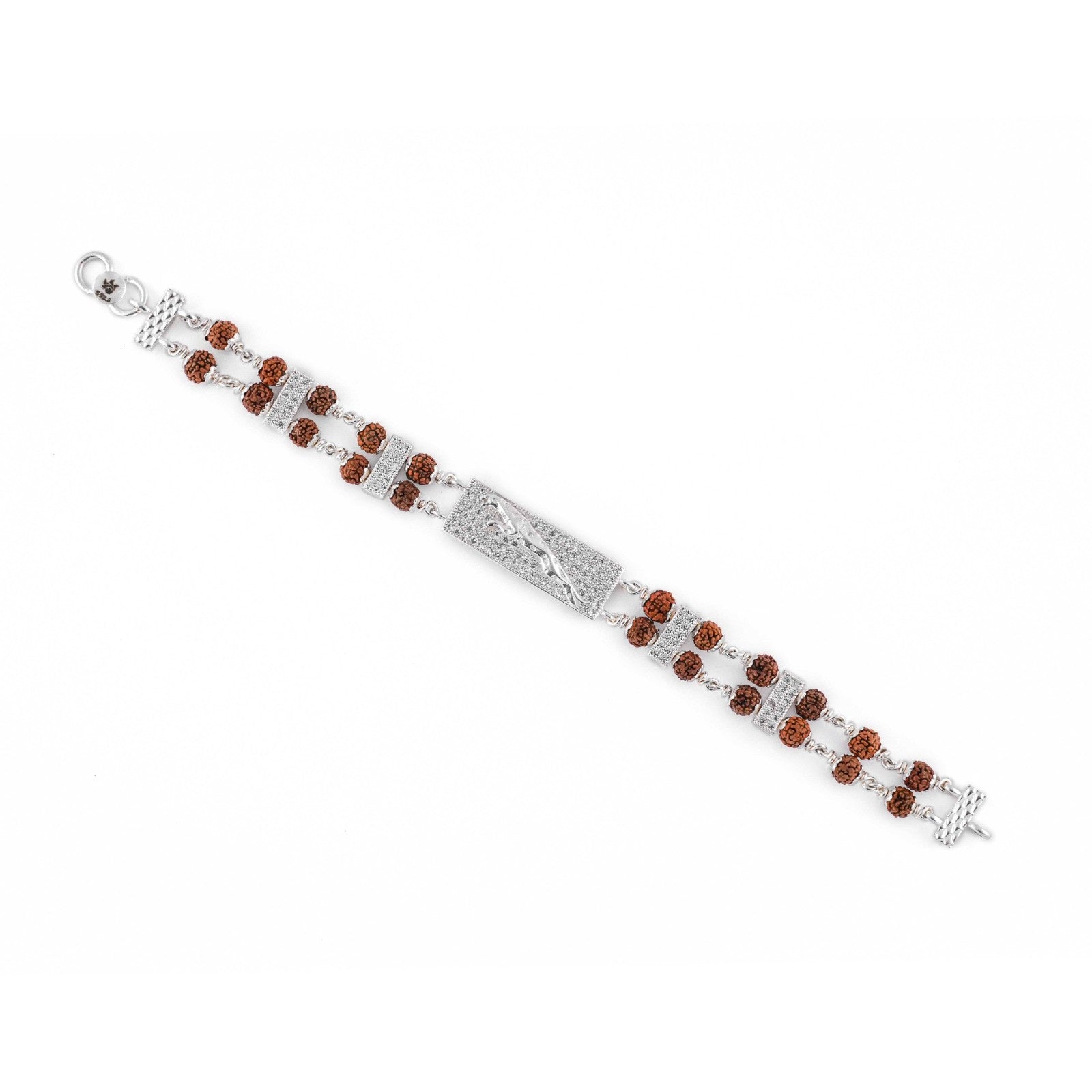Premium Jaguar Square Rudraksha Bracelet