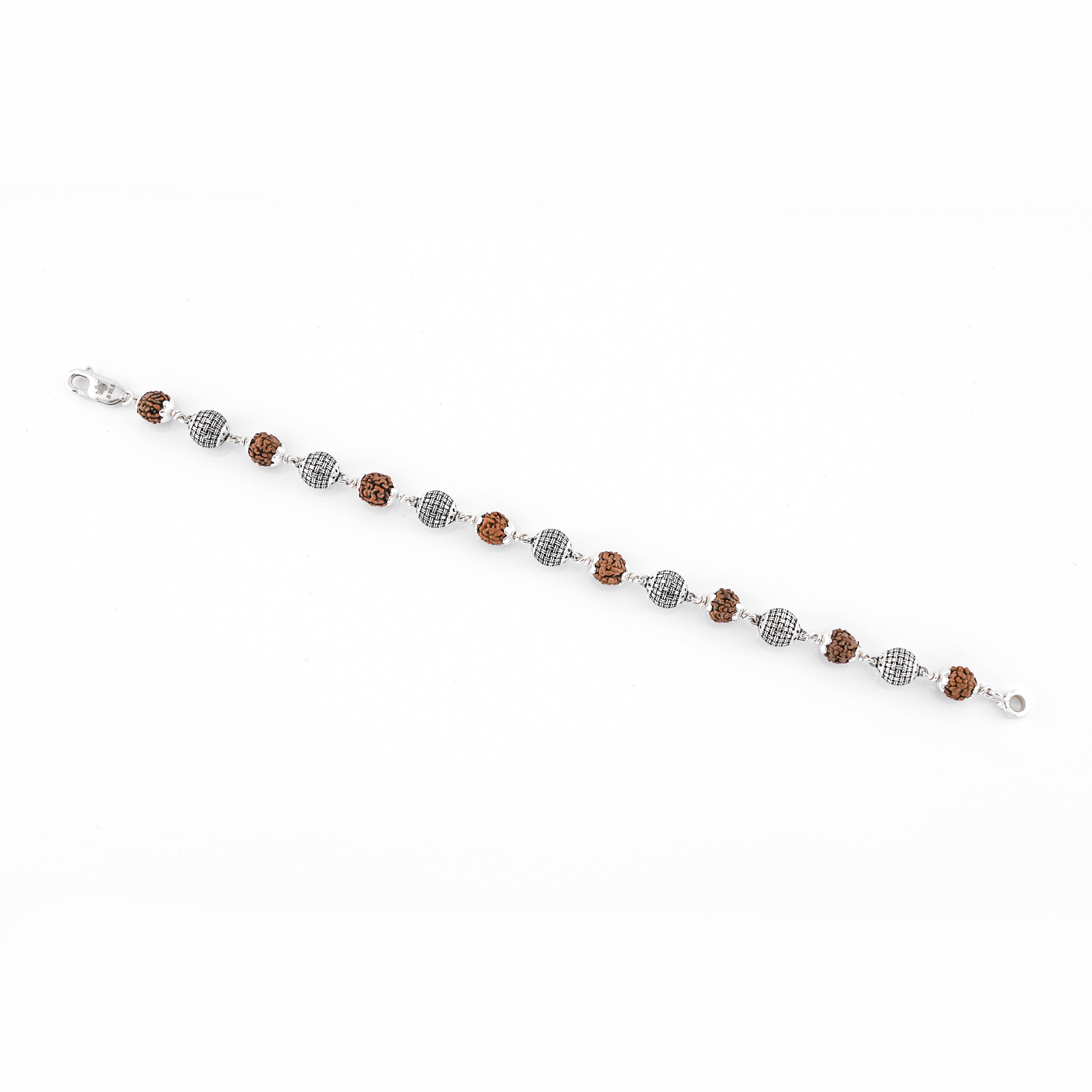 Pure Rudraksha Silver Rakhi