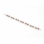 Authentic Rudraksha Silver Damaru Bracelet