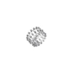 Silver Ring Cum Bracelet with Stone for Women