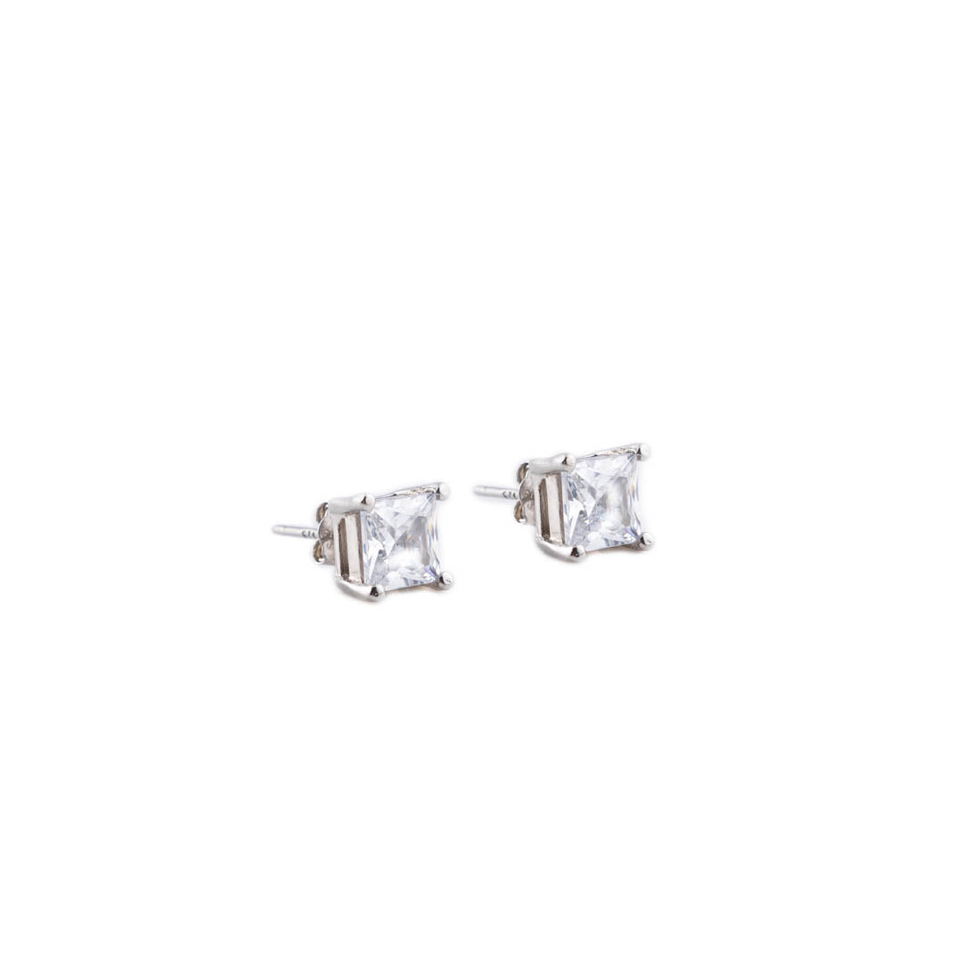 Square Diamond Pendant Set For Women