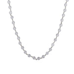 Sphatik Bead Silver Mala