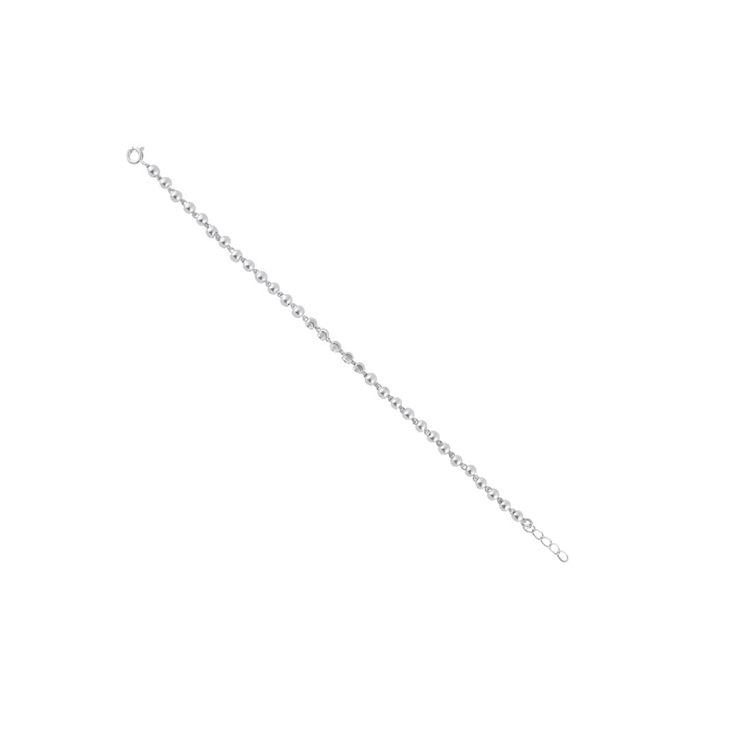 Silver Single Line Bracelet for Women