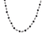Karungali with Shree Hari Silver Beads Mala