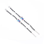 Black Beads Multicolor Airplane Silver Nazariya for Kids