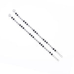 Real Black and Silver Beads Nazariya for Kids