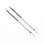 Best Black and Silver Beads Nazariya for Kids