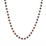 Rudraksha Silver Mala (Hexagon Ring)