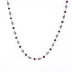 Rudraksha Silver Mala with Dome Beads