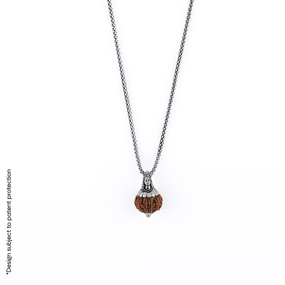 Adiyogi Pendant (9 Mukhi Nepali Rudraksha) - Main Image