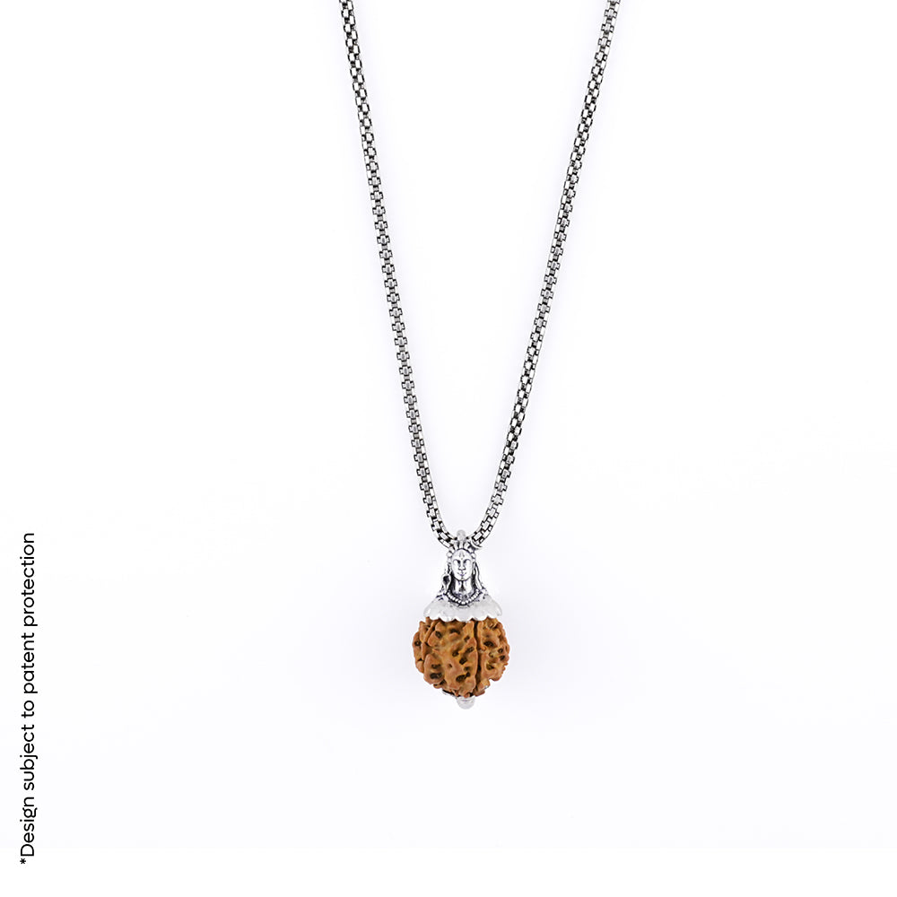 Adiyogi Pendant (8 Mukhi Nepali  Rudraksha)