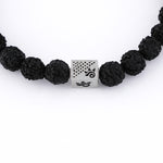 Original Black Rudraksha Om Bracelet