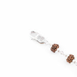 Original Rudraksha 92.5 Silver Bracelet (Om Damru)
