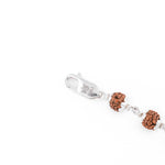 Premium Folded-Hand Ganesh Silver Bracelet