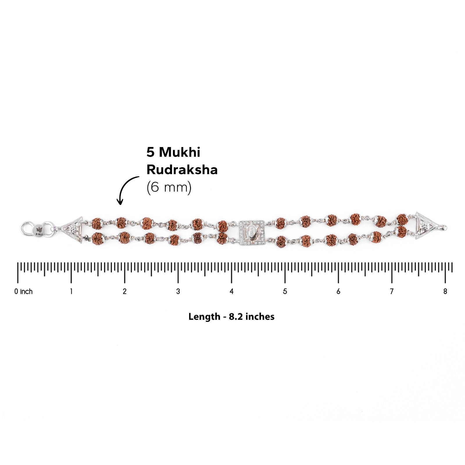 Premium Tortoise Double Row Rudraksha Bracelet