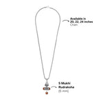 Rudraksha Trishul Om Damru Pendant