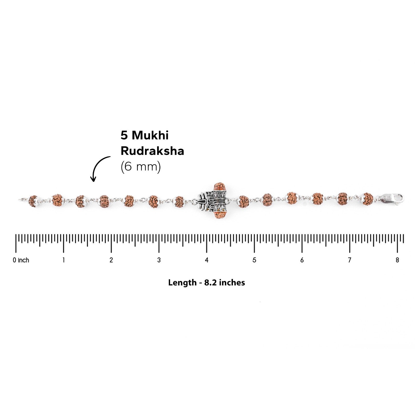 Original Rudraksha Trinetra Mahakaal Bracelet