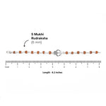 Premium 92.5 Silver Trishul Bracelet