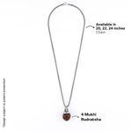 Adiyogi Pendant (4 Mukhi Nepali Rudraksha)