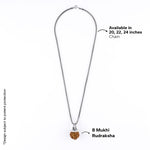 Adiyogi Pendant (8 Mukhi Nepali  Rudraksha)