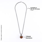 Adiyogi Pendant (11 Mukhi Nepali Rudraksha)