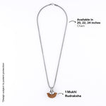 Adiyogi Pendant 1 Mukhi Rudraksha