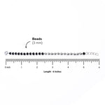 Best Black and Silver Beads Nazariya for Kids