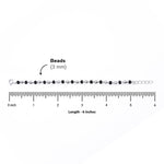 Authentic Black and Silver Beads Nazariya for Kids