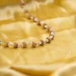 Sandalwood Silver Mala ( 8 – 9 mm Sandalwood Size )