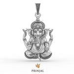 Lord Ganpati Silver Pendant