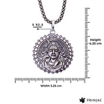Lord Shankar Silver Pendant