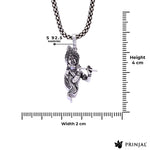Murlidhar Krishna Silver Pendant