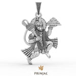 Lord hanuman flying  Silver Pendant
