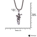 Lord Hanuman Silver Pendant