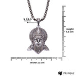 Pawanputra Hanuman Silver Pendant