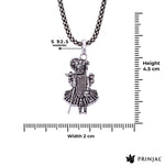 Lord Shrinathji Silver Pendant