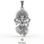 God Ganesha silver pendant
