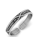 Hanuman Mantra Silver Kada
