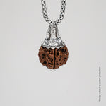 Adiyogi Pendant (4 Mukhi Nepali Rudraksha)