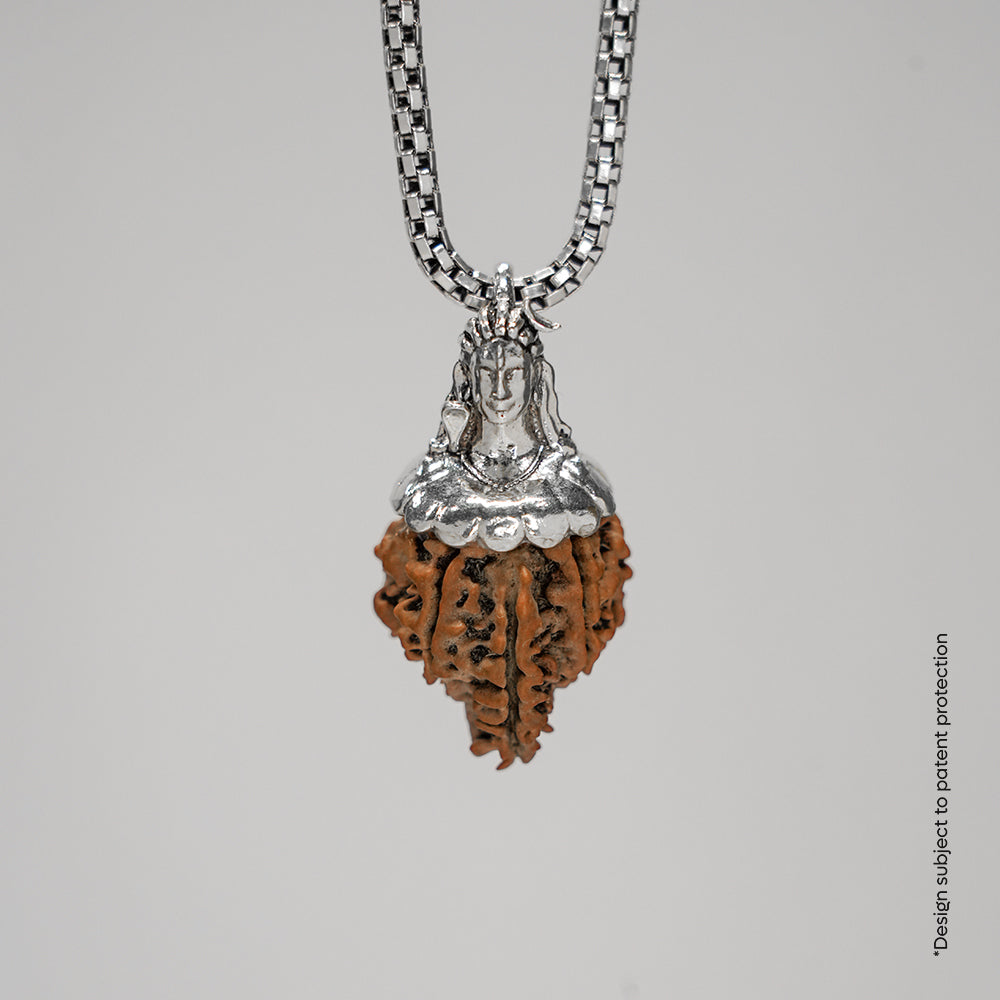 Adiyogi Pendant (Ganesh Mukhi Nepali Rudraksha)