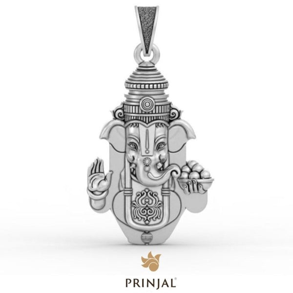 Ganesh ji silver pendant
