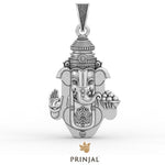 Ganesh ji silver pendant