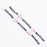 Authentic Black Beads Mickey Mouse Silver Nazariya for Kids
