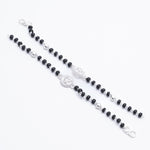 Authentic Black Beads Om Silver Nazariya for Kids