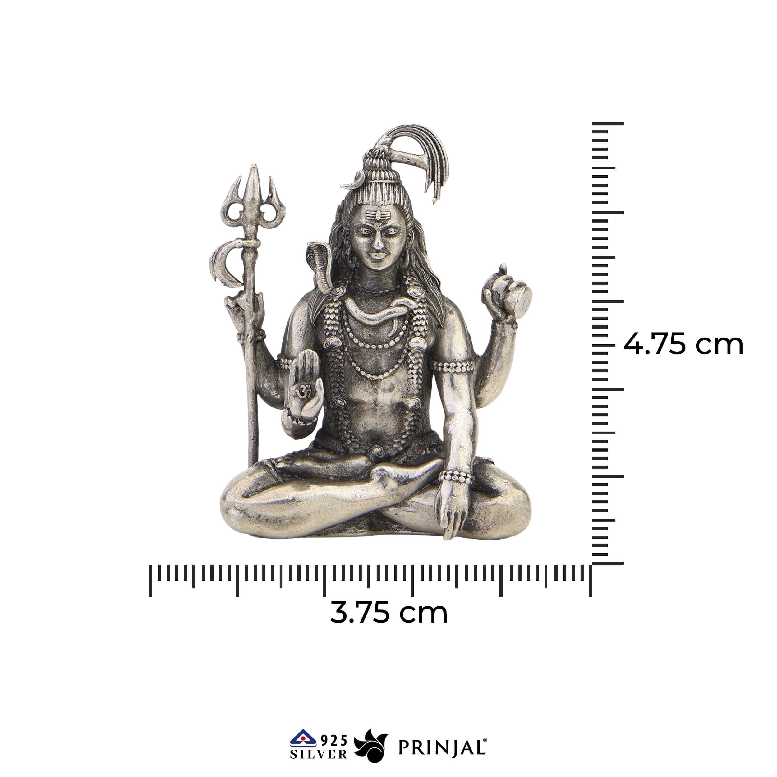 Shiva Silver Statue