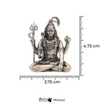 Shiva Silver Statue
