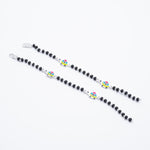 Orignal Black Beads Multicolor Tortoise Silver Nazariya for Kids